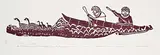 Davidialuk Alasua Amittu, Inuit Hunting Geese with Harpoons in the Time Before they had Guns #18/45, 1976, stonecut on paper