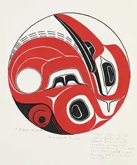Terry Jackson, Hummingbird Birth, 1980, ink on paper