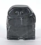 Thomassie Kowcharlie, Untitled - Woman, 1999, dark grey stone carving
