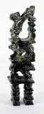 Pavinaq Petaulassie, Untitled - Totem, green stone carving