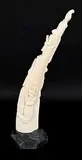 William Pissuk, Untitled - Way of Life Totem, bone and stone carving