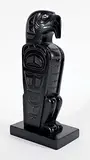 Glen Pollard, Haida Eagle, 1997, argillite carving with abalone