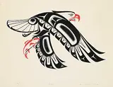 Glen Rabena, Eagle #201/225, 1980, colour silkscreen on paper