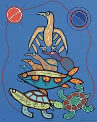 Roy Thomas, Thunder Spirit #45/120, 2000, colour silkscreen on paper