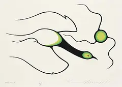 Clemence Wescoupe, Sandpiper #A/P, 1979, colour silkscreen on paper
