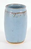 Walter Gibson Dexter, Untitled - Periwinkle Cylinder Vase, glazed ceramic