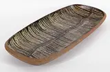 Neils Gravsen, Untitled - Organic Stripes Platter, 1967, glazed ceramic