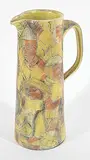 Theo and Susan Harlander, Untitled - Yellow Crowd Pitcher, glazed ceramic
