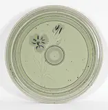 Harlan House, Untitled - Hanging Plate with Flower Design, 1973, glazed ceramic