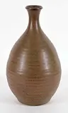 John A. Porter, Untitled - Avocado Bottle Vase, glazed ceramic
