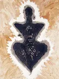 Tanya Doody, Goddess, 2023, oak gall and iron ink on paper