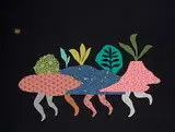 April Matisz, Moving Landscape, 2020, collage on paper