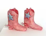 Kasia Sosnowski, You Can Take The Girl Outta Southern Alberta..., 2022, mid fire ceramic [polar ice]