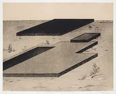 Kellen Spencer, Laying the Foundation for a Multi-Generational Home #1/3, 2021, etching on paper