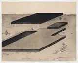 Kellen Spencer, Laying the Foundation for a Multi-Generational Home #1/3, 2021, etching on paper