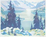 A.C. and Barbara Leighton - Barleigh, Moraine Lake #17/100