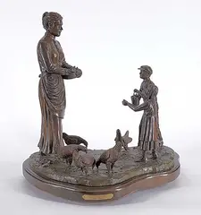 Don Begg, Egg Money #2/30, 2001, bronze sculpture