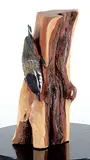 Dick Goerg, Nuthatch, 2008, willow carving