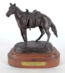 Jim Hauser, Wait for Me #1/30, 1991, bronze sculpture