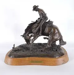 Jim Hauser, Hi Jack #1/20, 1985, bronze sculpture
