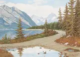 George A. Horvath, Along Spray Lake