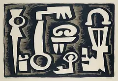 Edward August Landon, The Keys #Edition 30, colour silkscreen on paper