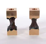 Roy Leadbeater, Untitled - Two Candlesticks, bronze sculpture