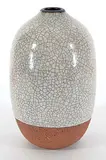 Luke Orton Lindoe, Untitled - Crack Patterned Vase, partially glazed ceramic