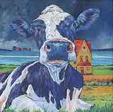 Ross Lynem, Belle of Gaspe, acrylic on canvas