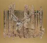 Cynthia Mackenzie, Deer, 1999, mixed media and collage on paper