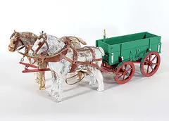 George Markel, Maude and Barney, mixed media sculpture