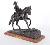 Gina Cohoe McDougall, The Boy and His Lop Eared Pup #10/24, 1989, bronze sculpture