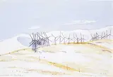 Marchers on the Ridge by Robert F.M. McInnis, 1995, watercolour on paper, sold May 2023
