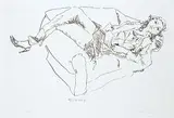 Robert F.M. McInnis, Reclining Model #A/P, 1982, etching on paper