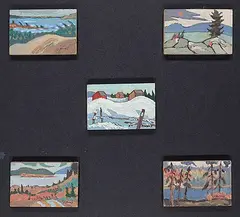 Sidney Charles Mooney, Untitled - Small Mooney Collection, oil on wood board