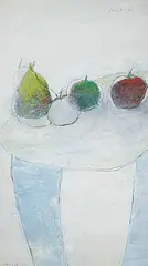 Bruce Pashak, Mexico, 1983, mixed media on paper