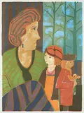 John Harold Thomas Snow, Joliette #20/50, 1977, colour lithograph on paper
