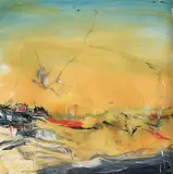 Adriana Sztuczka, In Tune, 2011, oil on wood board