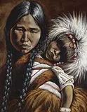 Glenda Toffolo, Inuit Mother, 2001, pastel on paper