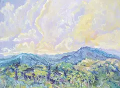 Verley Ward, Heading Home, oil on canvas