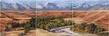 Alice Wilson, From the Belly to the Mountains [Triptych], 2008, acrylic on canvas