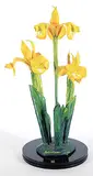 Rob Wilson, Three Golden Irises II, 2002, painted paper board and wood sculpture