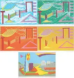 Alan Wood, Ranch Series #131/200, 1983, colour silkscreen on paper