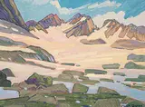 Nicholas J. Bott, Melting Snow in Mountains