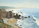 Merv Brandel, Rocky Shore, oil on canvas