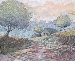 Steve Coffey, Three Trees, 2003, oil on canvas