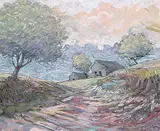 Steve Coffey, Three Trees, 2003, oil on canvas