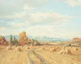 Duncan MacKinnon Crockford, Autumn in the Foothills, Near Black Diamond Alta.