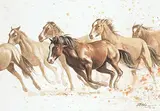 Ken Danby, Full Gallop [Study for Trail 2000]