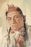 Nicholas Raphael de Grandmaison, Joe Calf Child, Blackfoot
